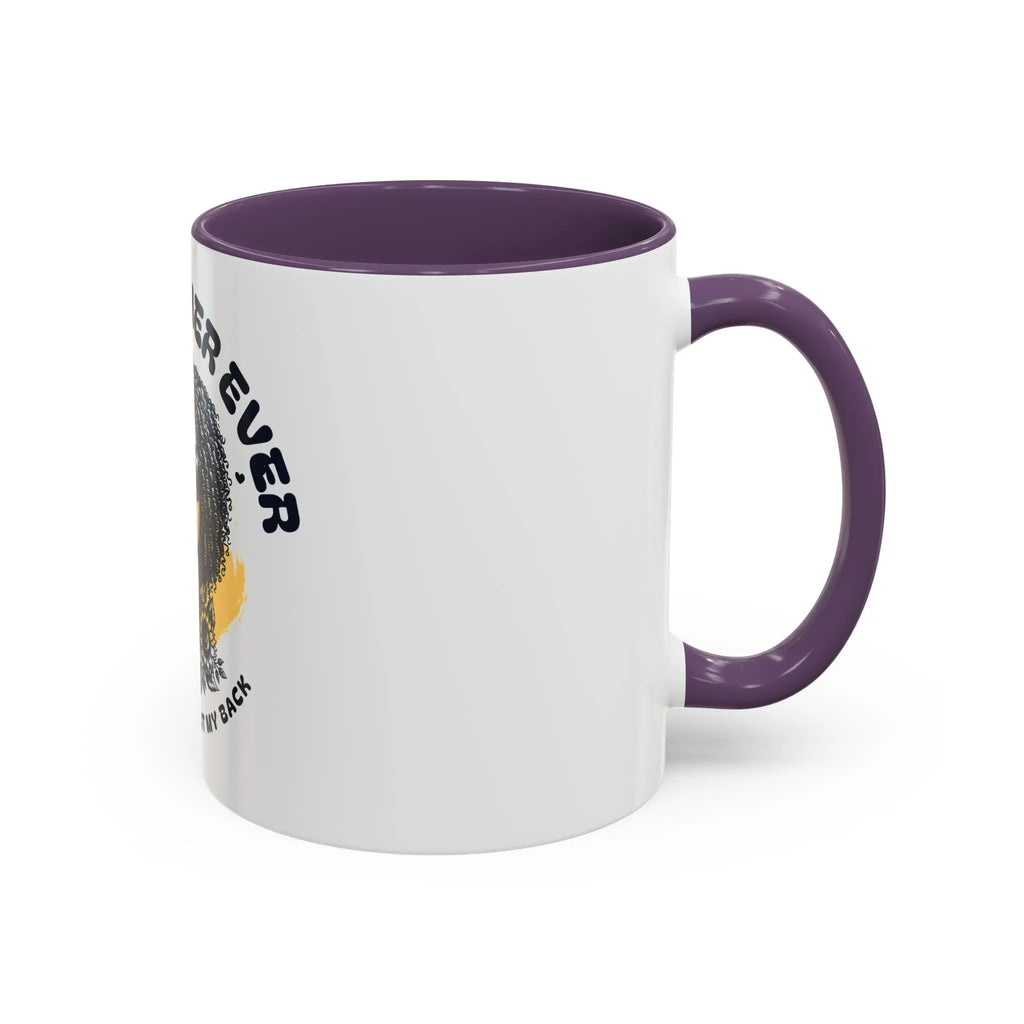 Best Mother Ever Accent Coffee Mug — "Mama Always Got My Back" Printify