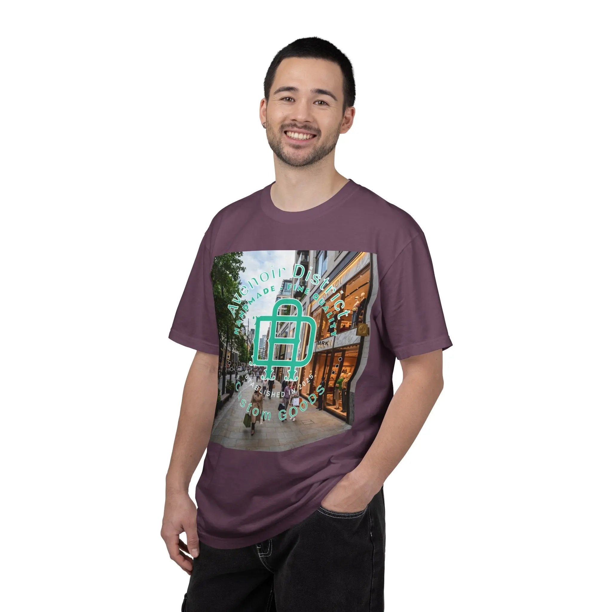 Avenoir District T-Shirt — 'Adventure Awaits' Graphic Tee Printify