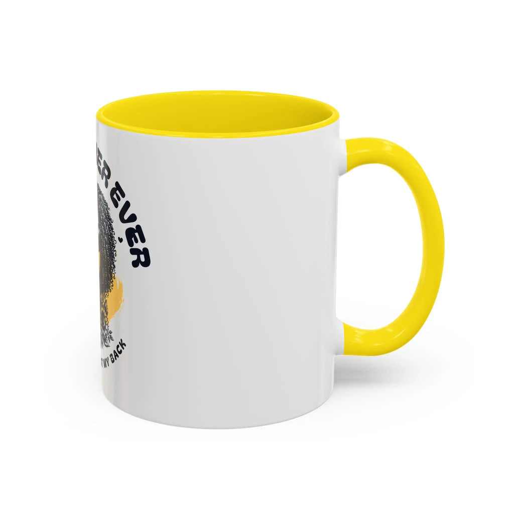 Best Mother Ever Accent Coffee Mug — "Mama Always Got My Back" Printify
