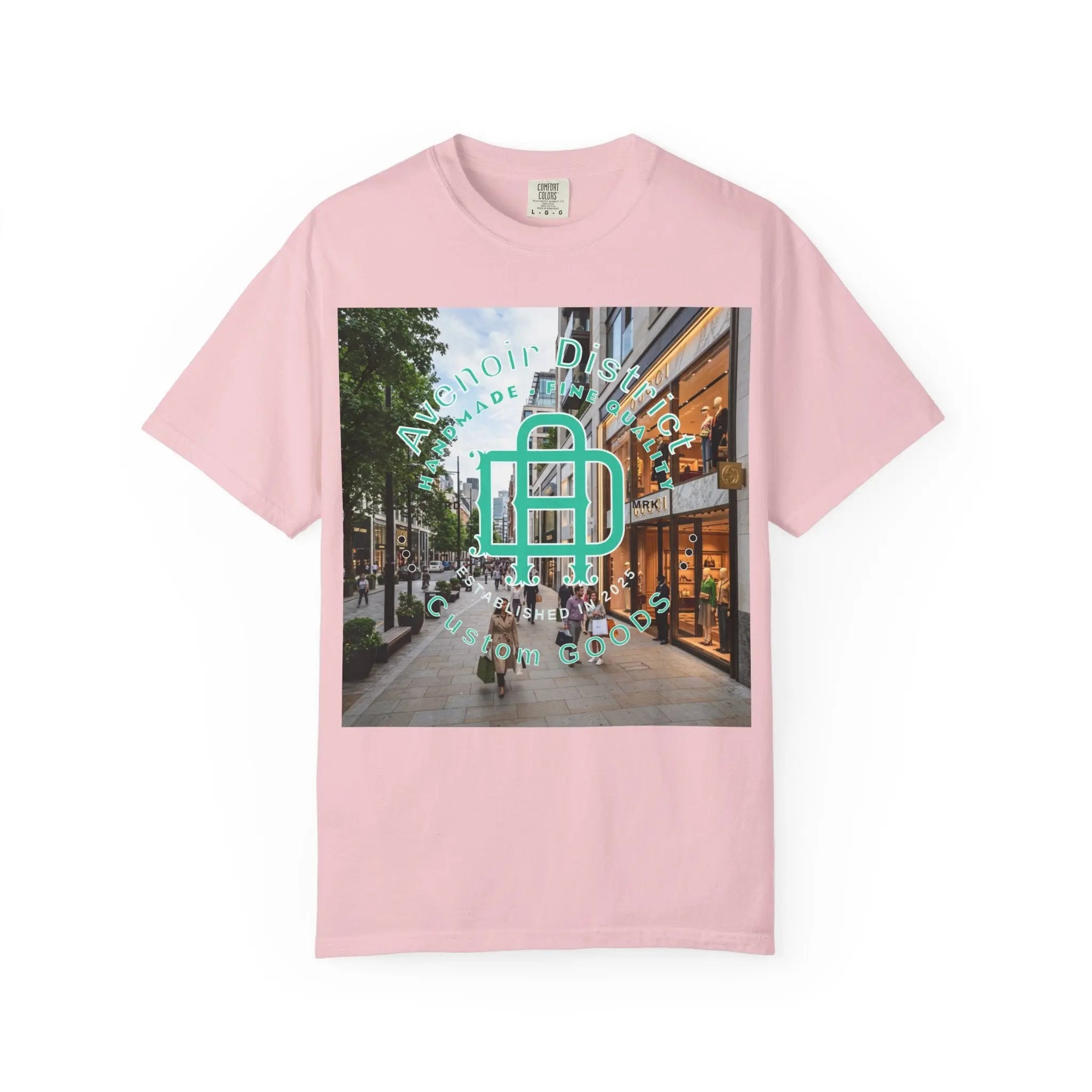 Avenoir District T-Shirt — 'Adventure Awaits' Graphic Tee Printify