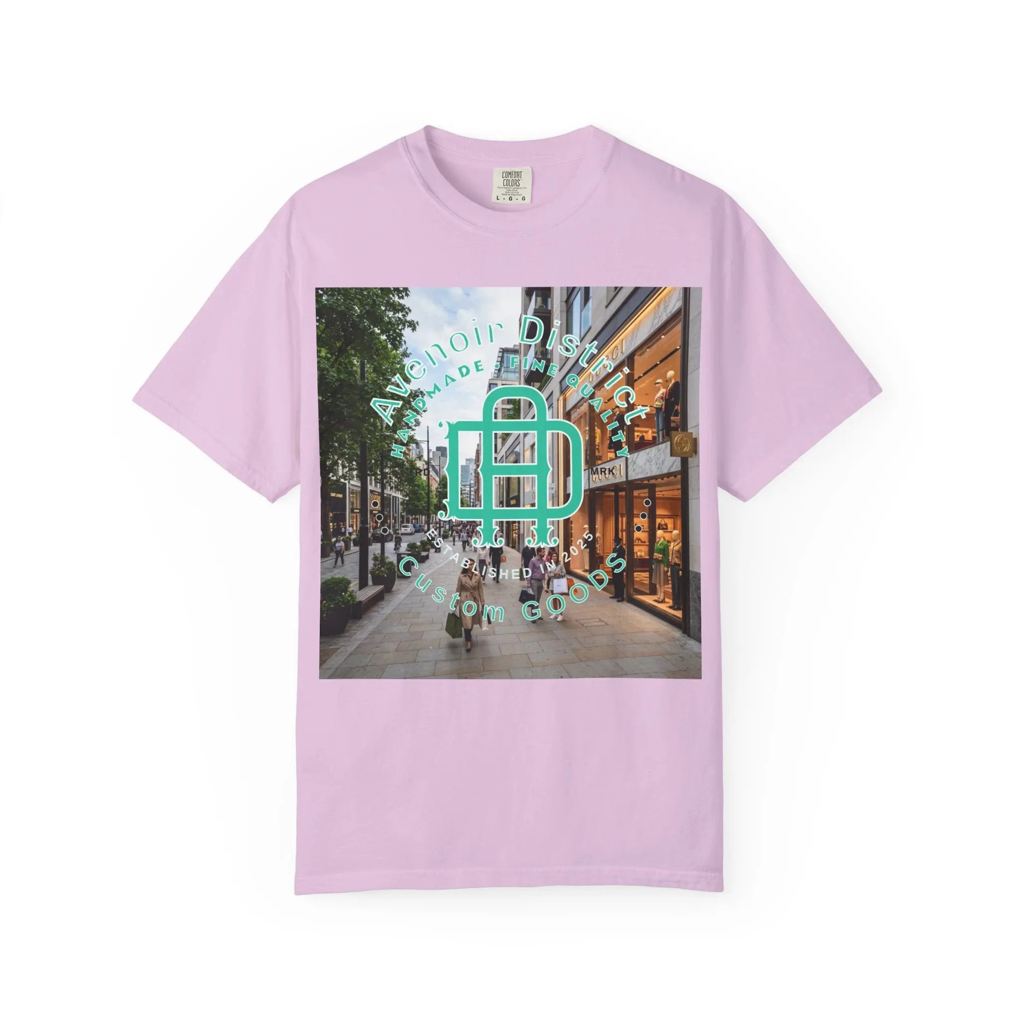 Avenoir District T-Shirt — 'Adventure Awaits' Graphic Tee Printify