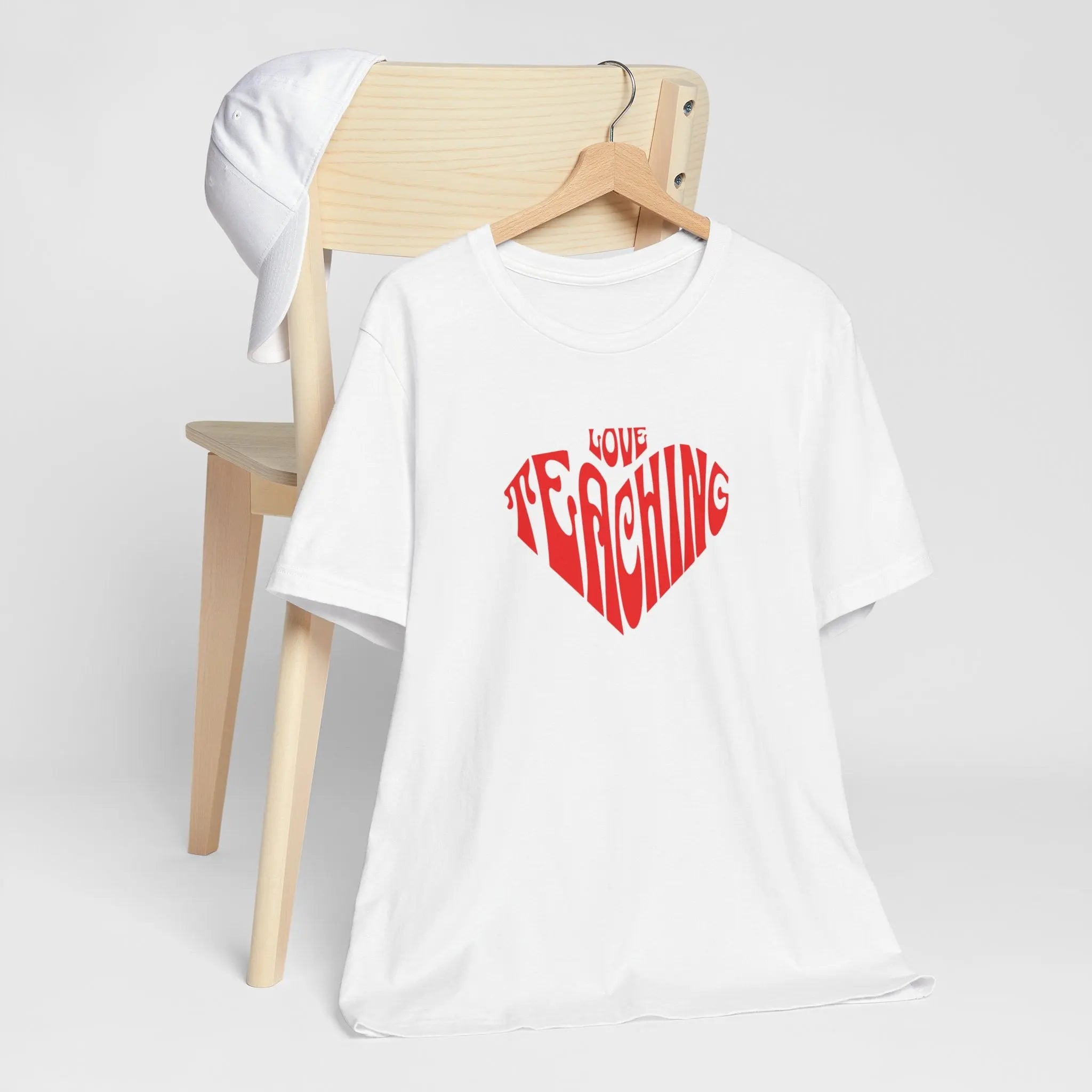 Love Teaching Heart T-Shirt — Teacher Appreciation Gift Printify