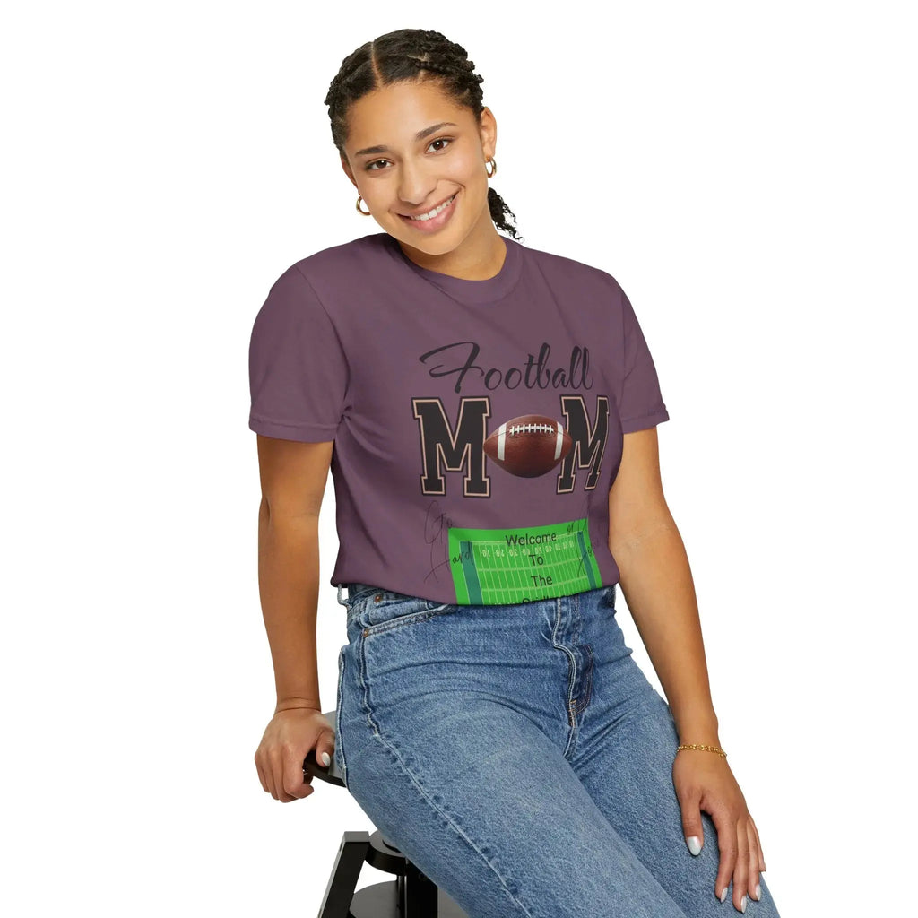 Football Mom T‑Shirt — Proud Sideline Mom Tee with Football Graphic Printify