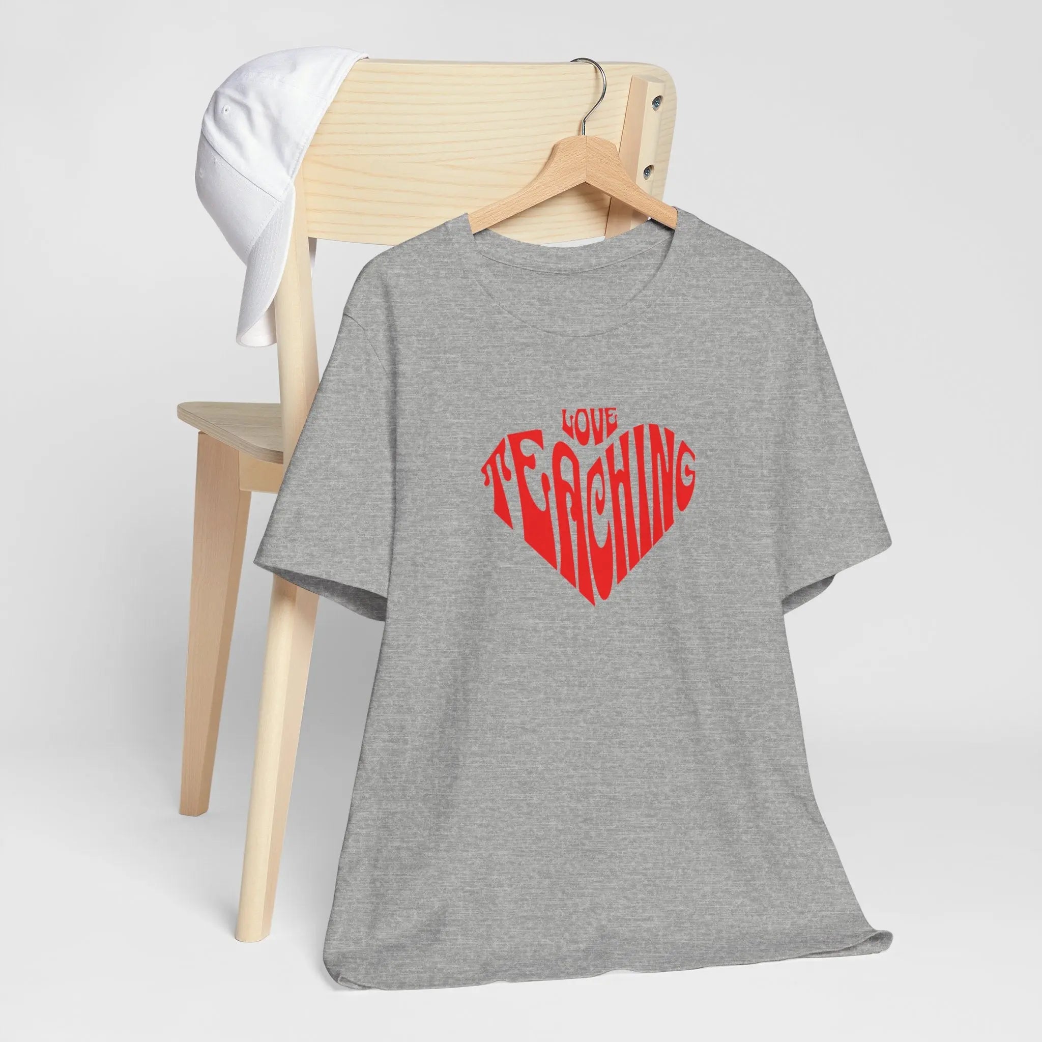 Love Teaching Heart T-Shirt — Teacher Appreciation Gift Printify