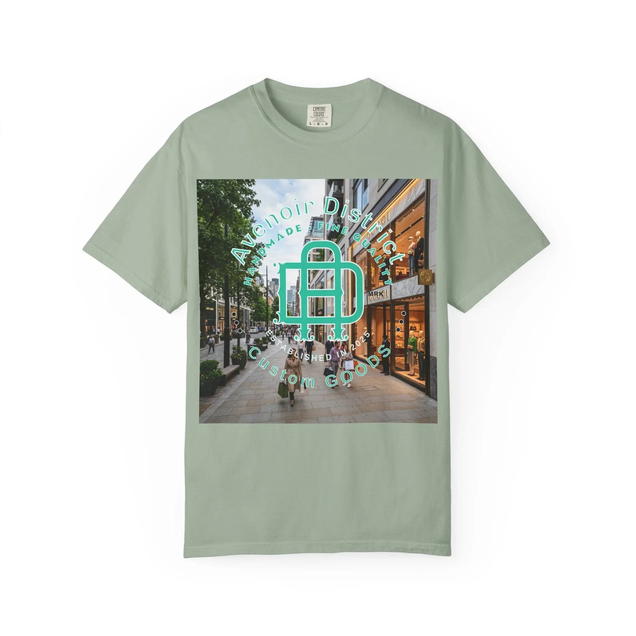 Avenoir District T-Shirt — 'Adventure Awaits' Graphic Tee Printify