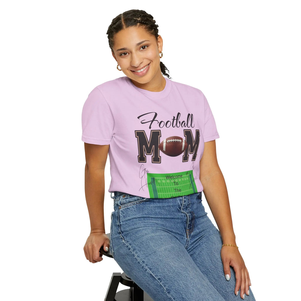 Football Mom T‑Shirt — Proud Sideline Mom Tee with Football Graphic Printify