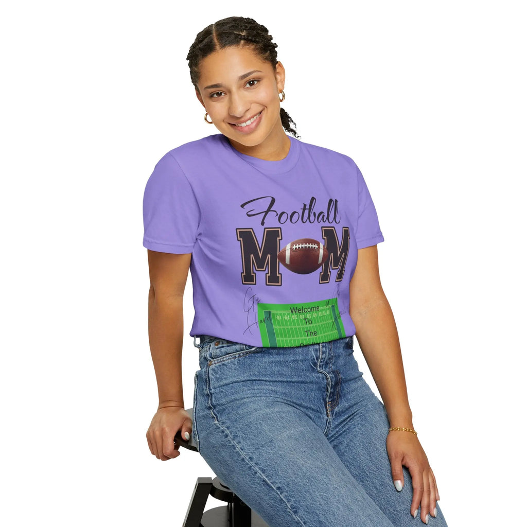 Football Mom T‑Shirt — Proud Sideline Mom Tee with Football Graphic Printify