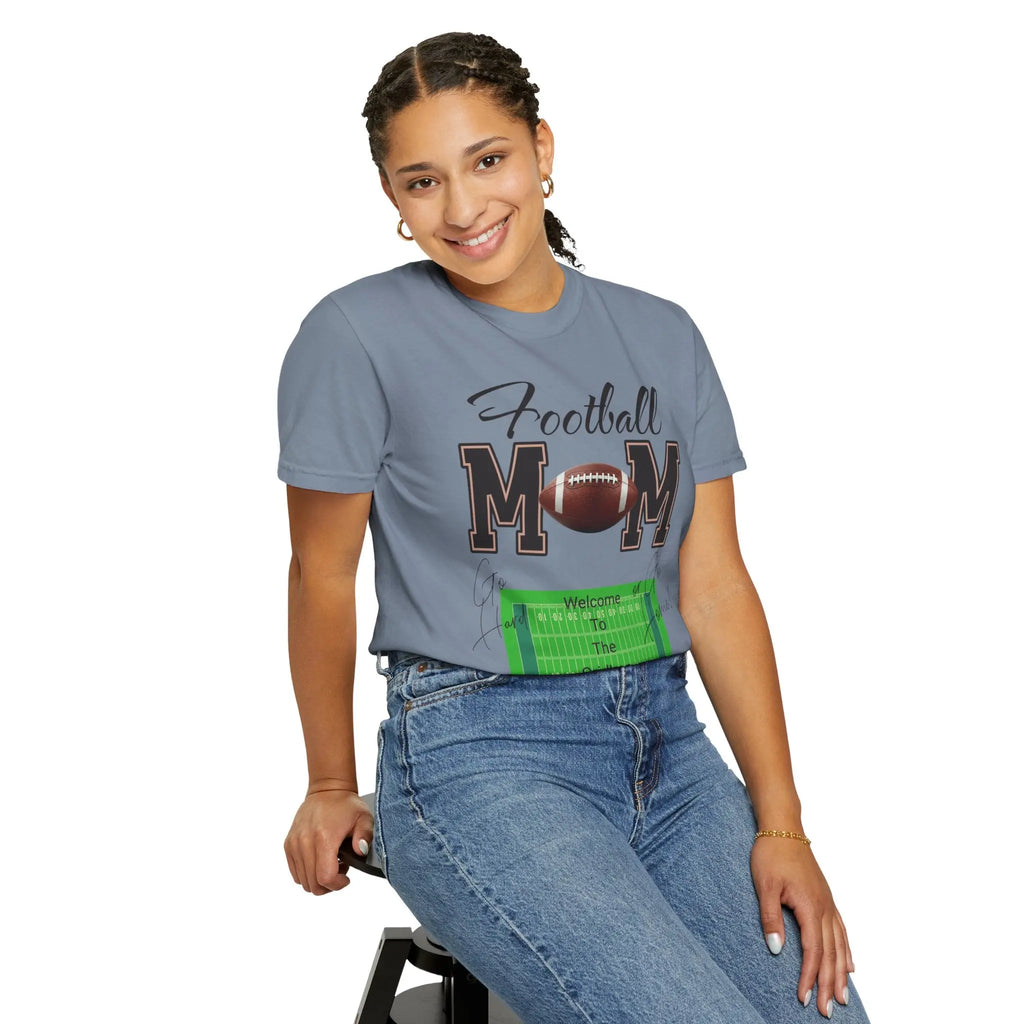 Football Mom T‑Shirt — Proud Sideline Mom Tee with Football Graphic Printify