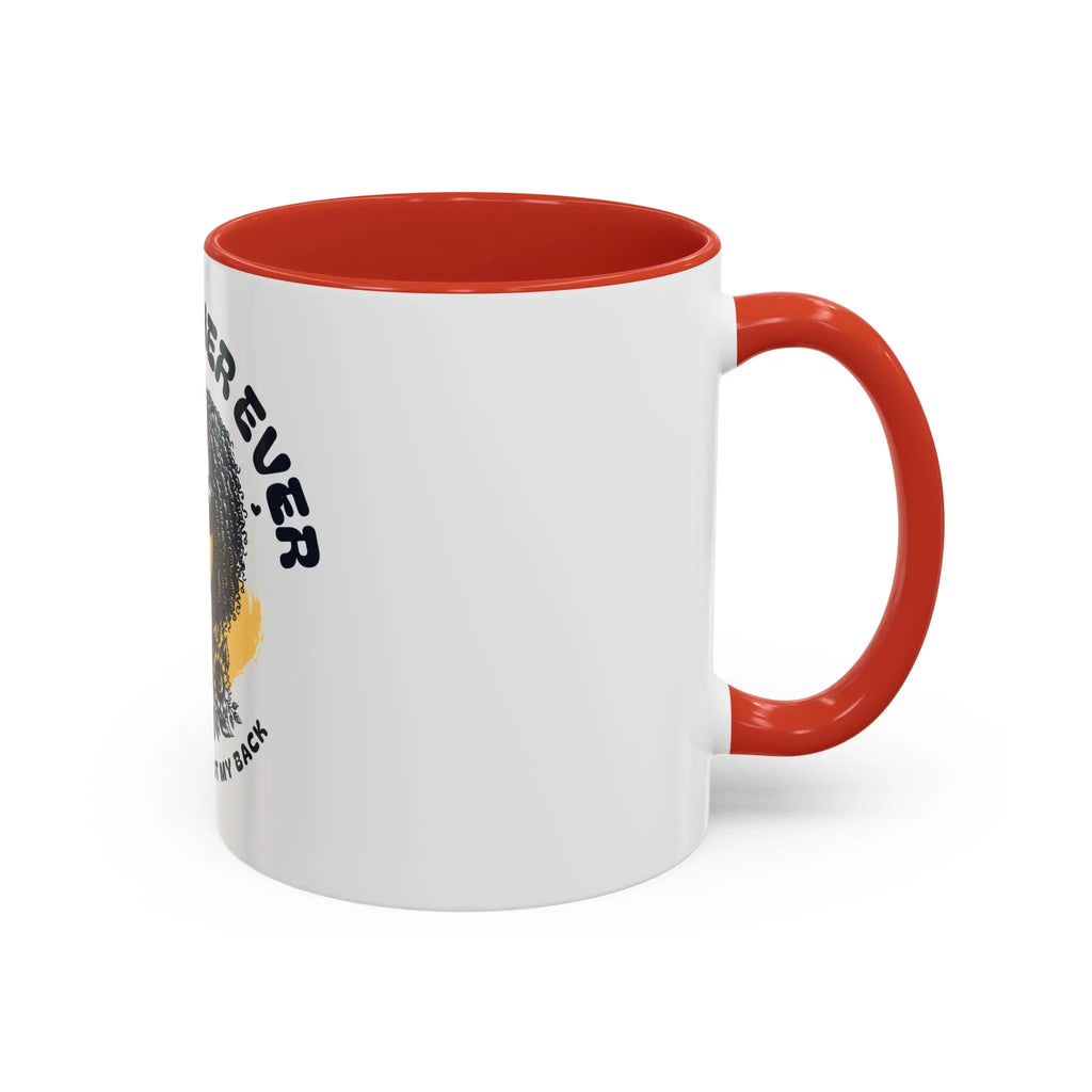 Best Mother Ever Accent Coffee Mug — "Mama Always Got My Back" Printify