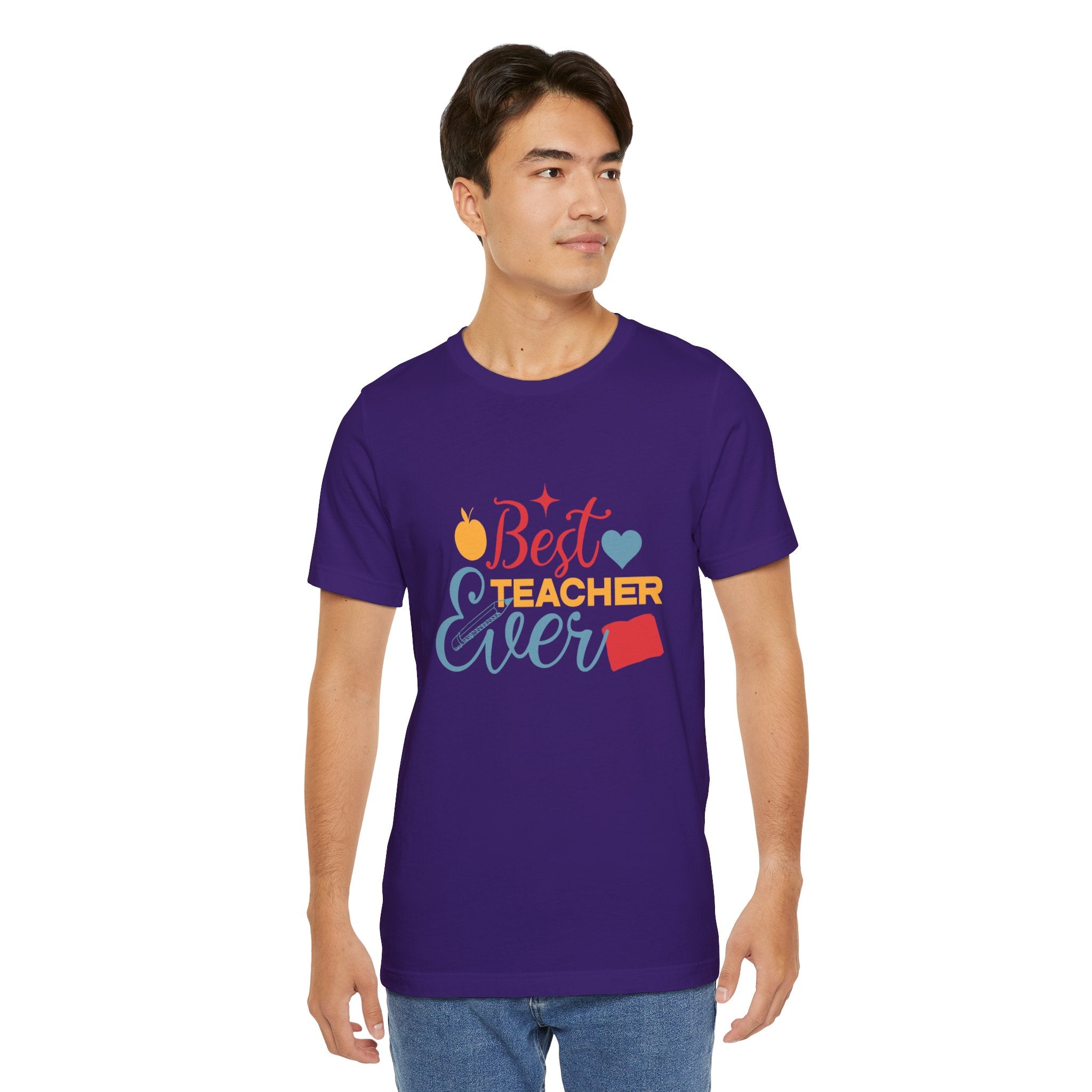 Best Teacher Ever T-Shirt — Colorful Appreciation Tee for Teachers, Teacher Appreciation Gift