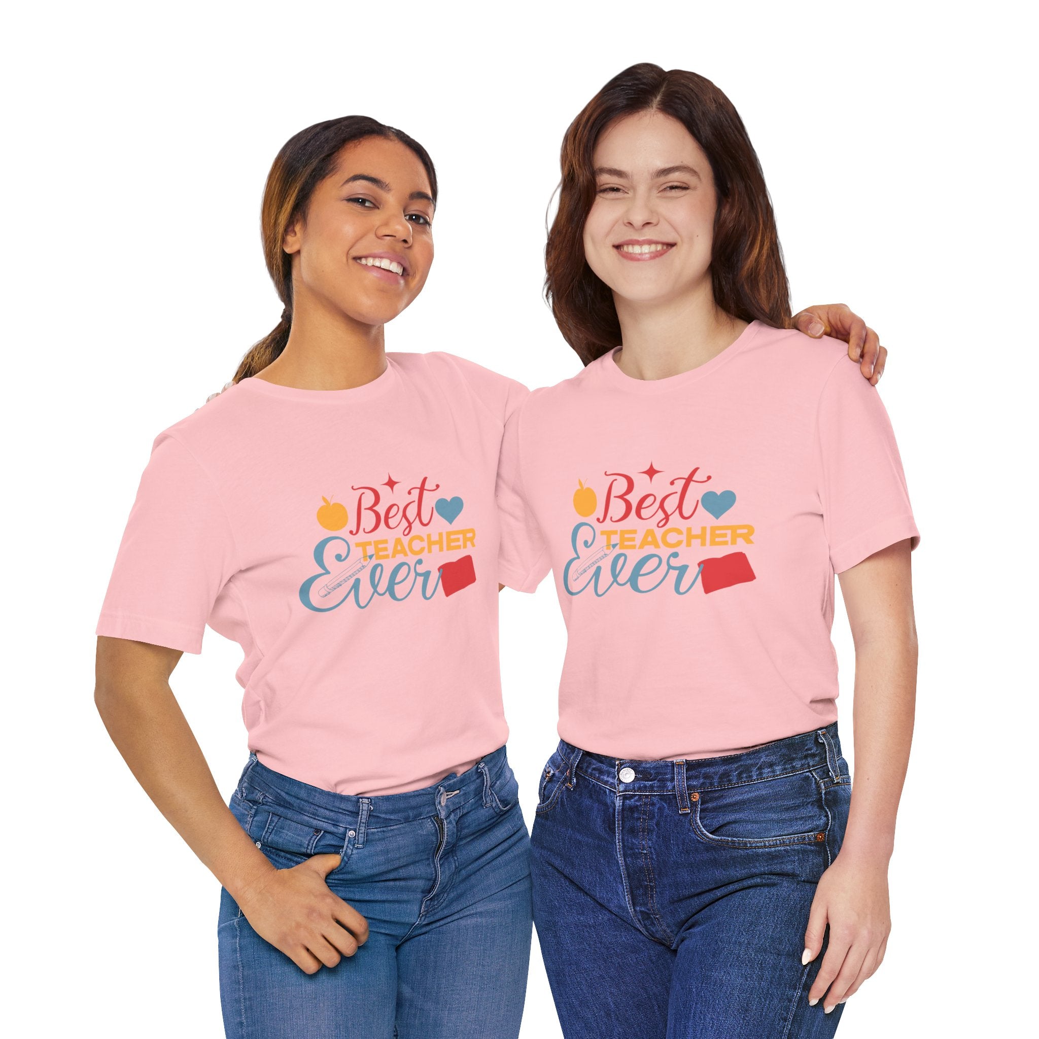 Best Teacher Ever T-Shirt — Colorful Appreciation Tee for Teachers, Teacher Appreciation Gift